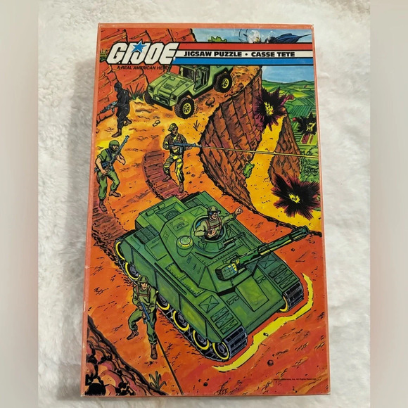 Vintage GI Joe 1982 Hasbro 200 Piece Jigsaw Puzzle 1610-2 Complete Collectible - Picture 1 of 12